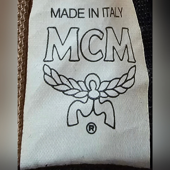 💯Authentic MCM Snapback Monogram Baseball Laether Cap - Picture 9 of 14